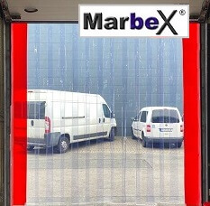 Marbex® PVC Streifenvorhang Transparent